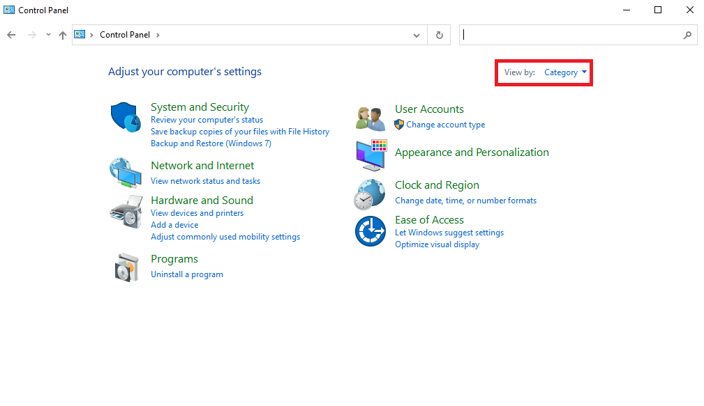 locate the View by drop down and select Category. 11 Ways to Fix Error Code 523 on Roblox 