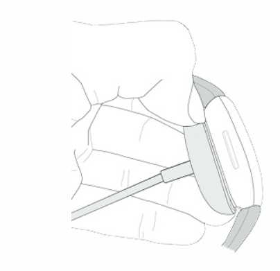 fitbit connected to charger