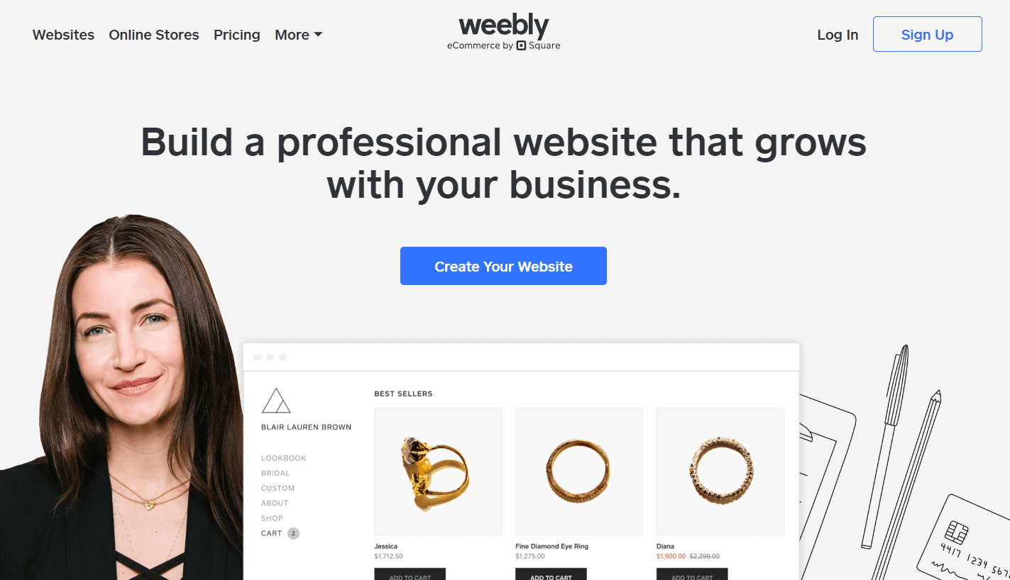 Weebly website
