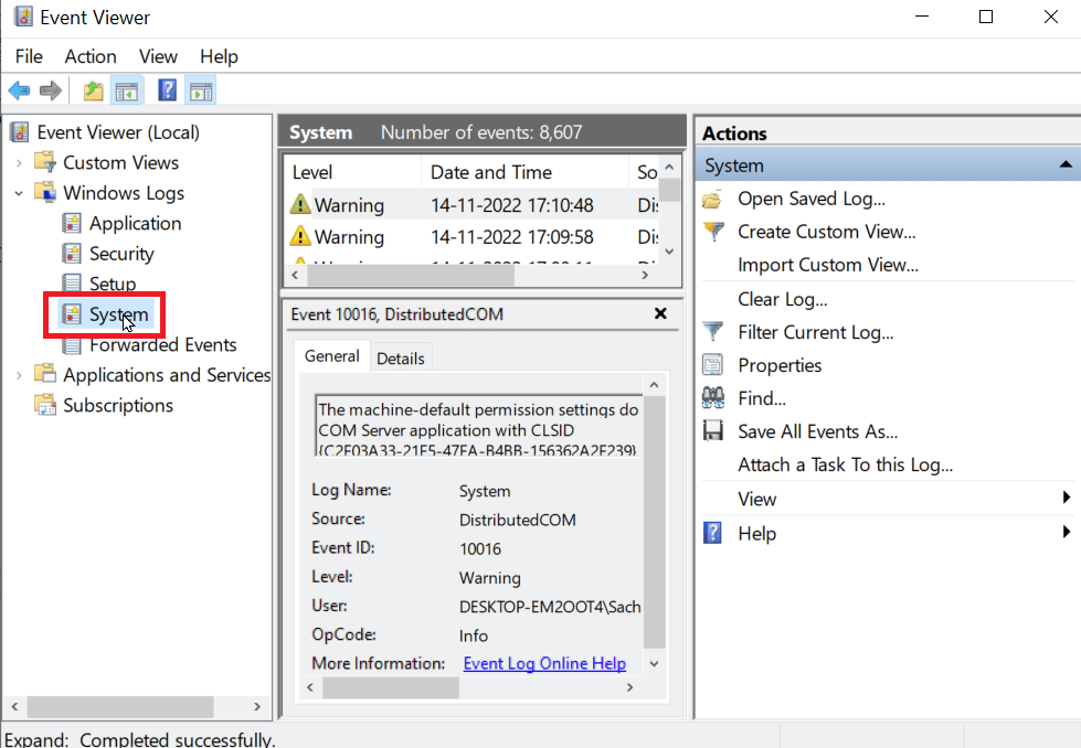 click on system. Fix Diskpart Error Level