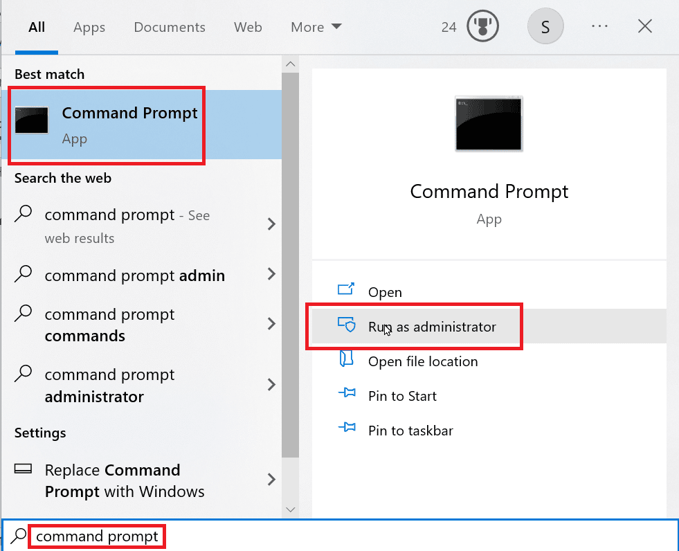 search for cmd. Fix Diskpart Error Level