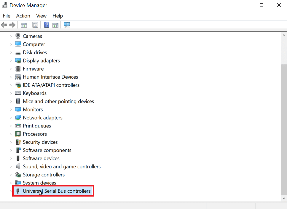 double click Universal serial bus controllers. How to Fix Error in Formatting USB Flash Drive 