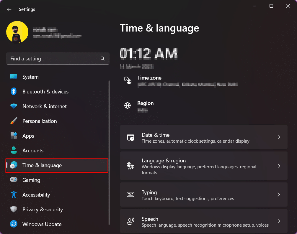 Tab to the Time & language settings. Fix Sorry We’re Having Trouble Showing the Details of This Perk