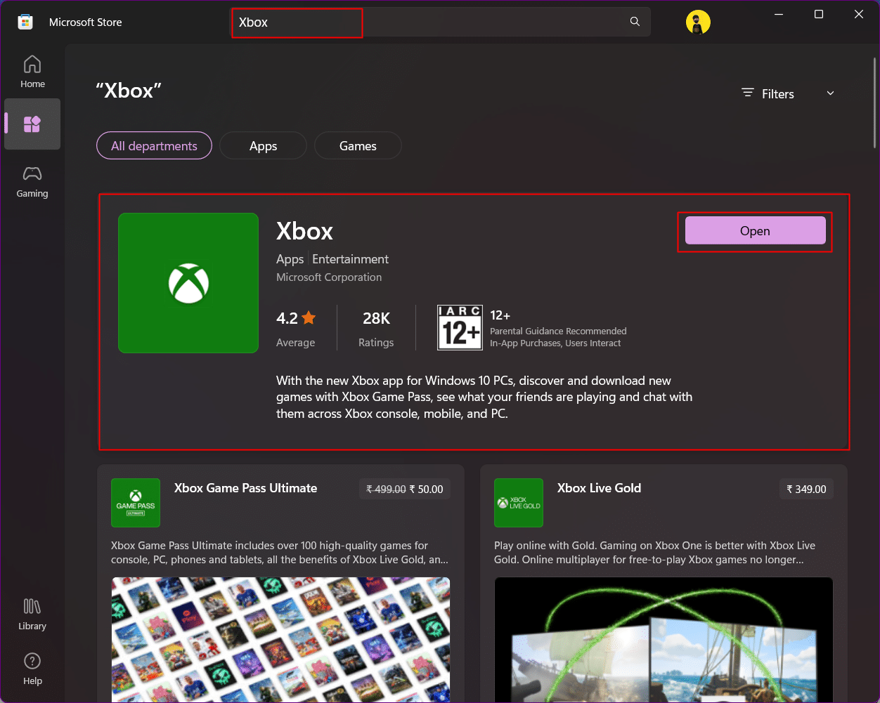 click on Get to install it. Fix Sorry We’re Having Trouble Showing the Details of This Perk