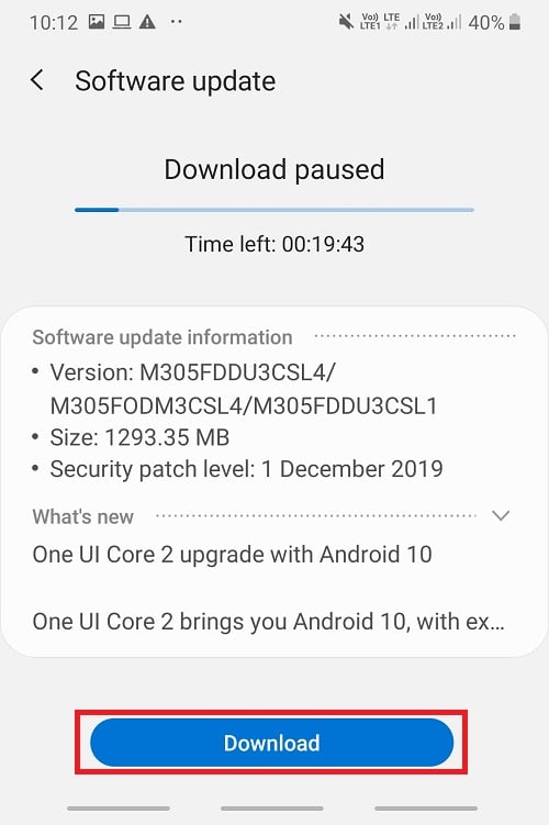 Update Device Firmware
