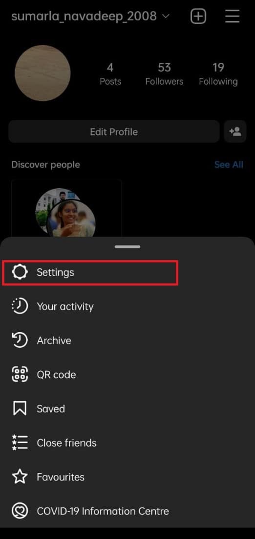 opening settings