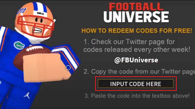 in the INPUT CODE HERE box, paste the code