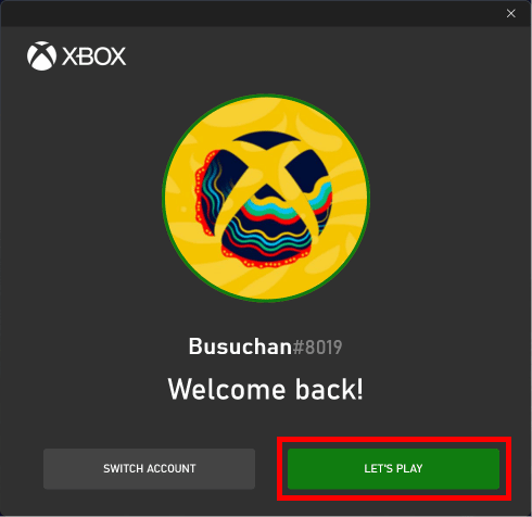 Click on the LET’S PLAY button to start the game.