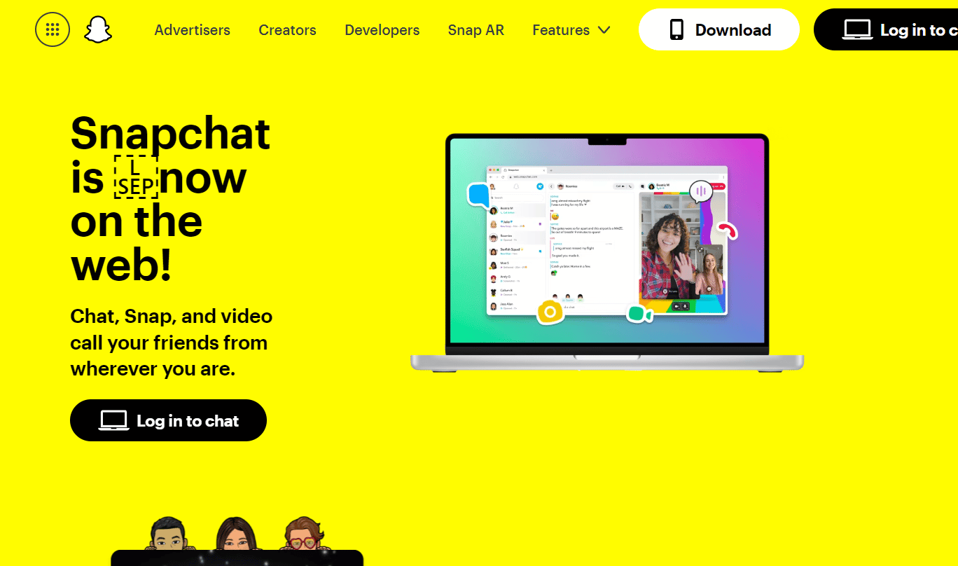 Snapchat Web | purple ring on Snapchat
