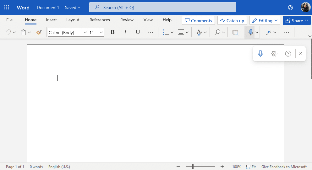 Visit Word online on your browser 