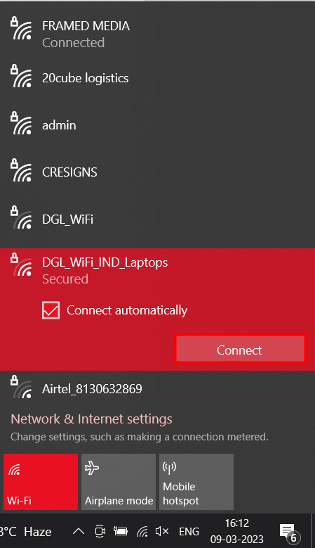 Click on Connect. Fix Zoom Account Disabled Error