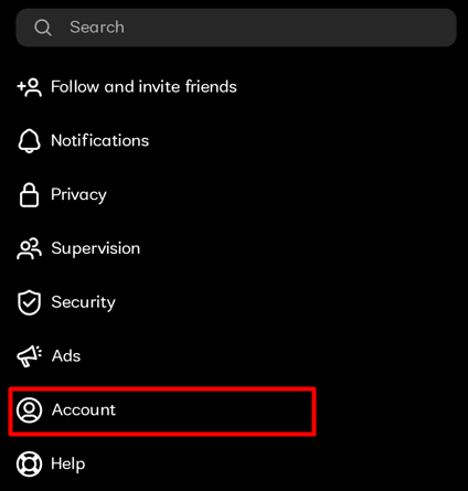 Select Account