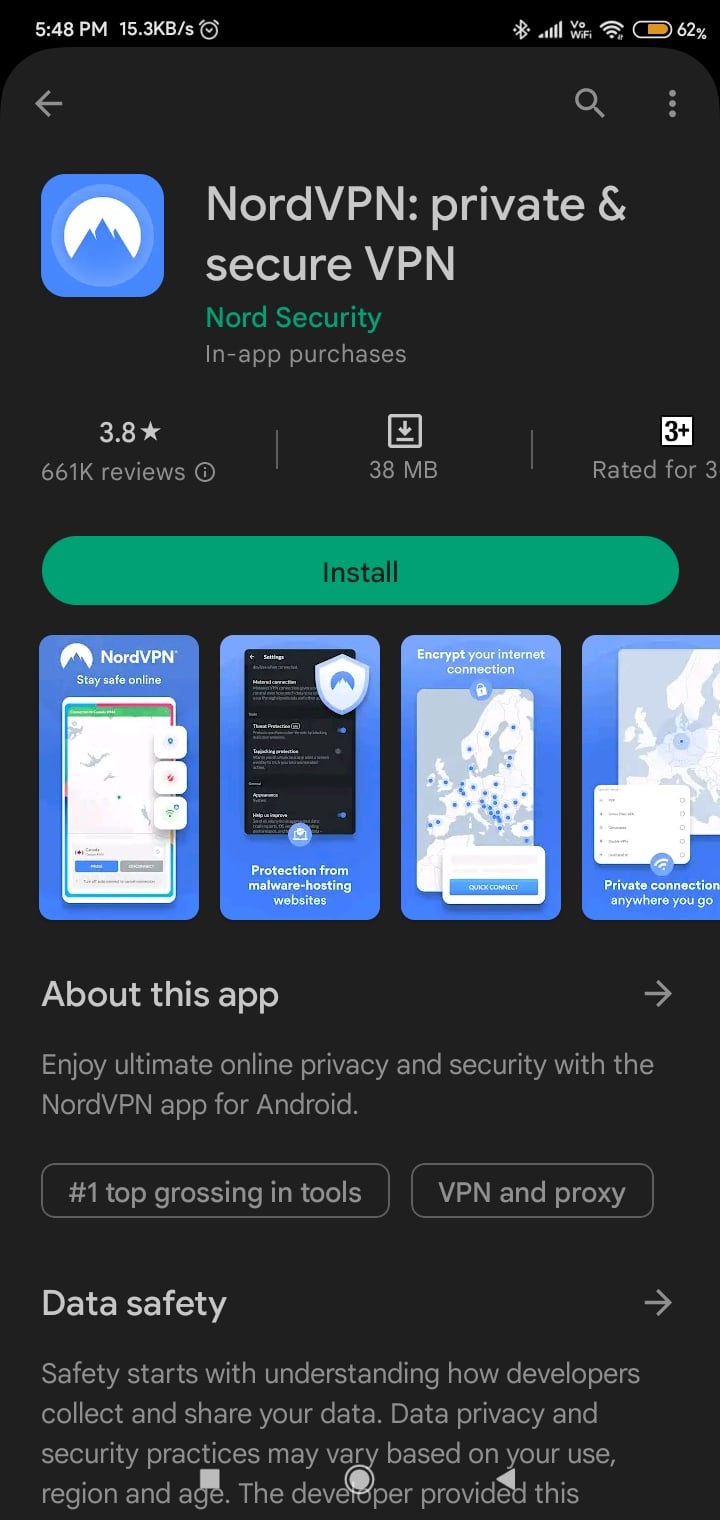 NordVPN private & secure VPN | signs your phone is hacked