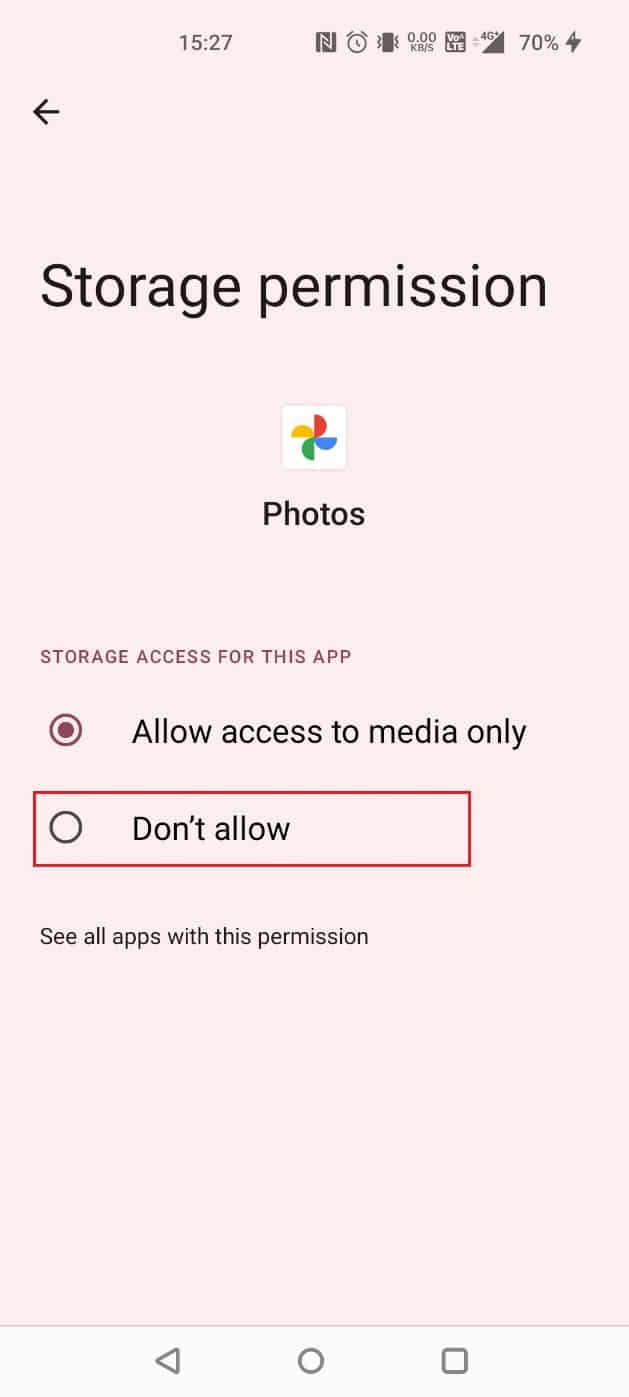 Choose Don’t allow
