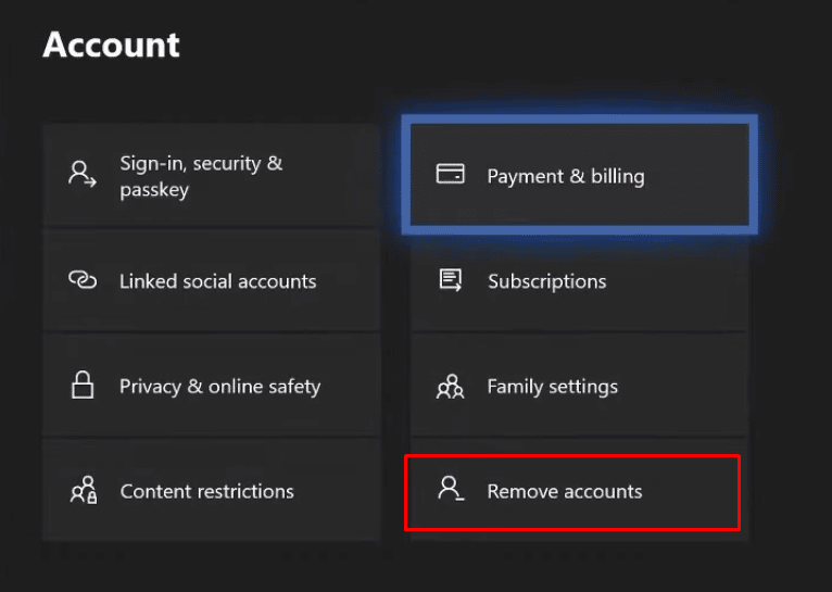 In the Account option menu, choose Remove accounts | How Do You Unlink a Call of Duty Account