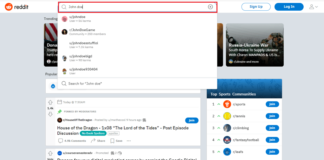 Enter the username. How to Find Someone on Reddit Without Their Username