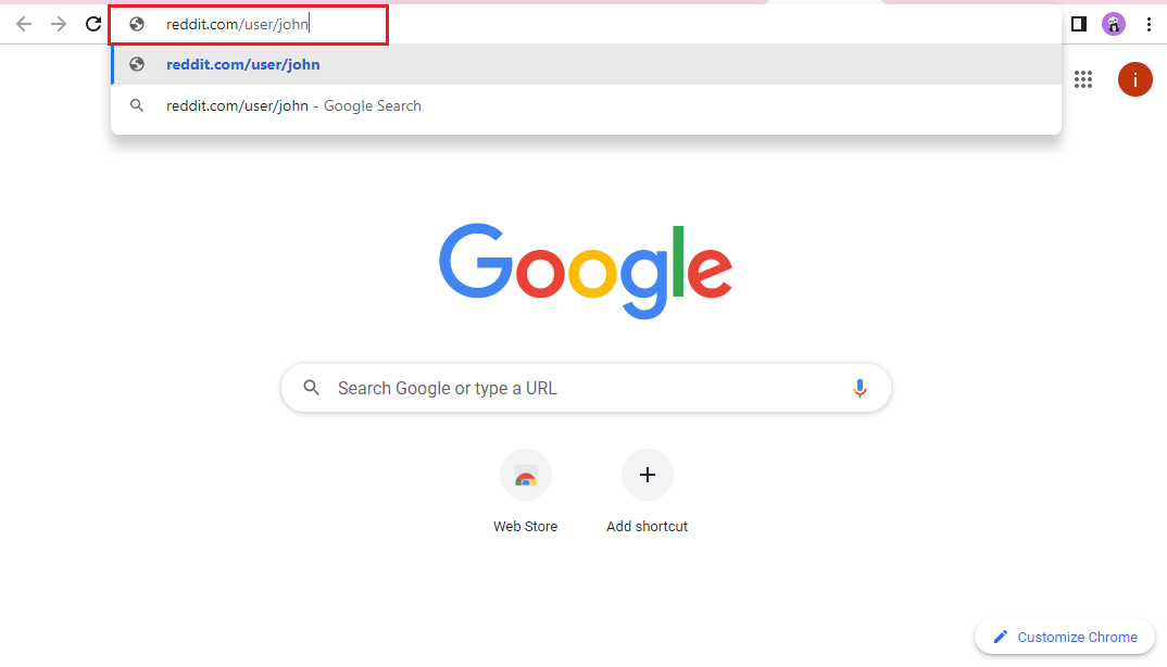 Enter reddit.com user username