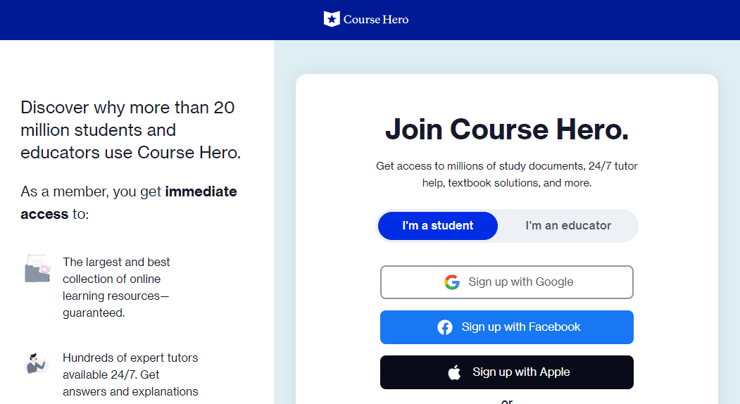 Sign in to Course Hero