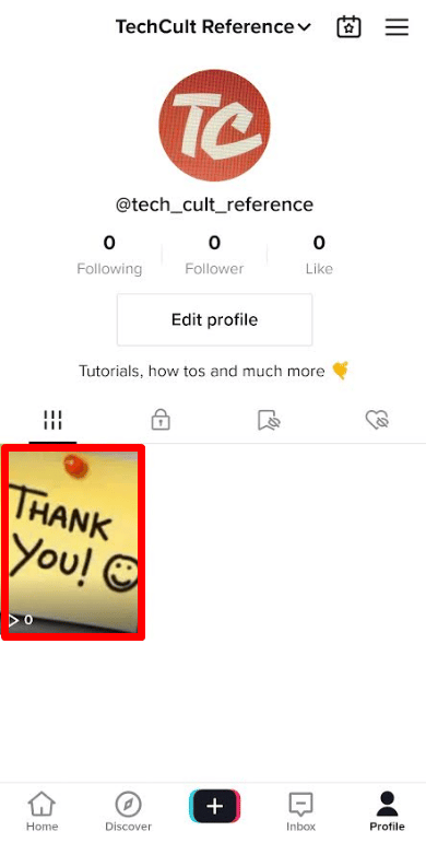 Select the video you wish to turn on comments of. | How to Reply to a Comment on TikTok