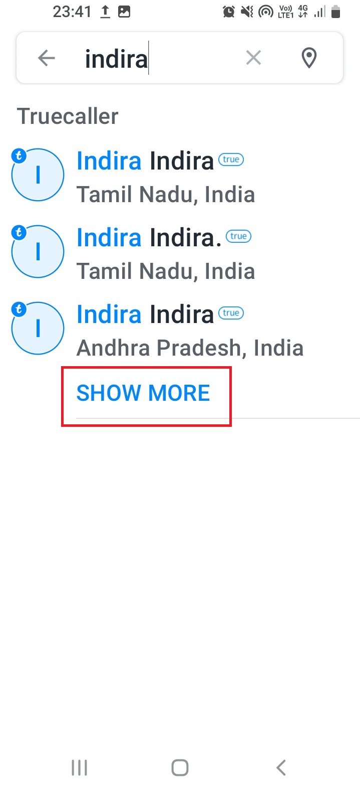 Tap on the SHOW MORE option and tap on the specific contact based on the location displayed. How to Find Someone on WhatsApp Without Number