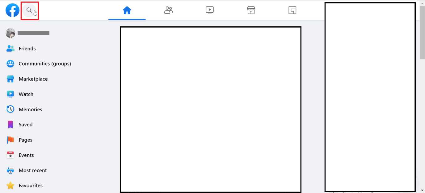 search for your friend by clicking on the search icon