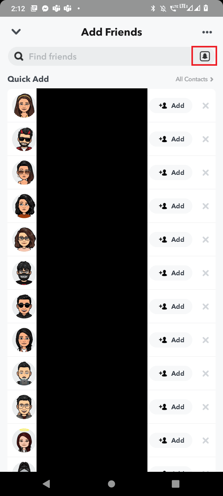 tap on the snapcode icon. How to Find Someone on Snapchat Without Their Username