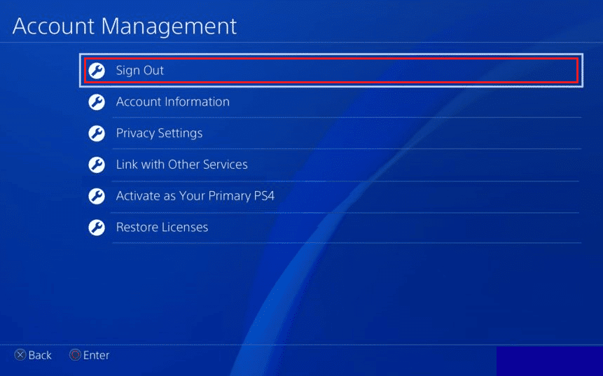 Choose Sign Out | log out of your PlayStation account | How to Sign Out of All Devices on PlayStation