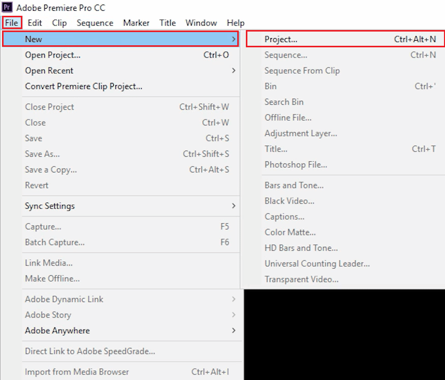 Select Project