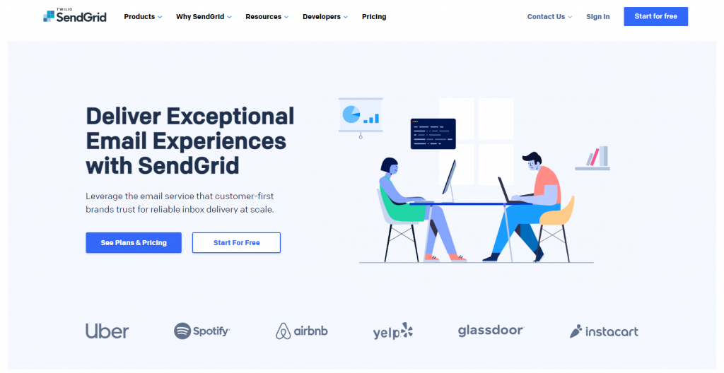 SendGrid's official website.