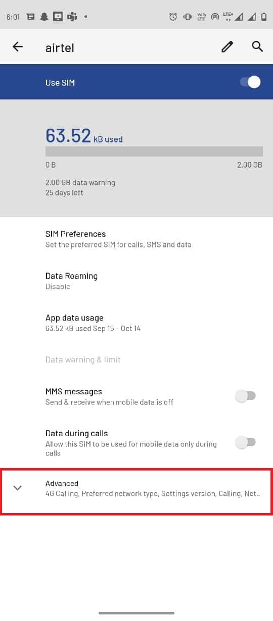 Tap on Advanced to expand the options. Fix Unable to Send Message to Many Unsent Multimedia Messages