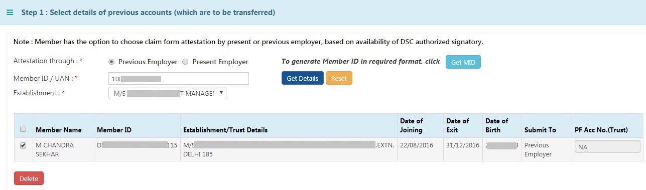 How to transfer pf online using UAN