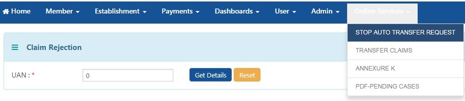 Automatic PF Transfer