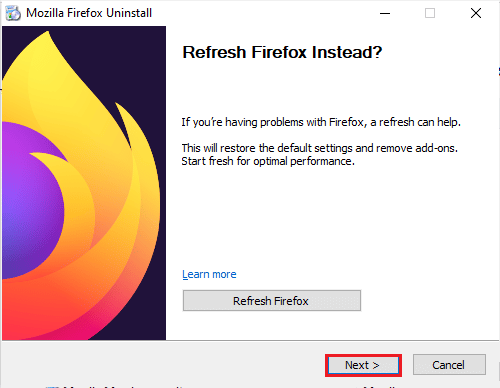 Click on the Next button
