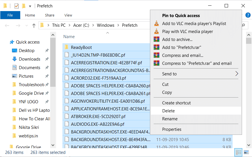 delete files in prefetch folder. How to Increase RAM on Windows 7 & 10