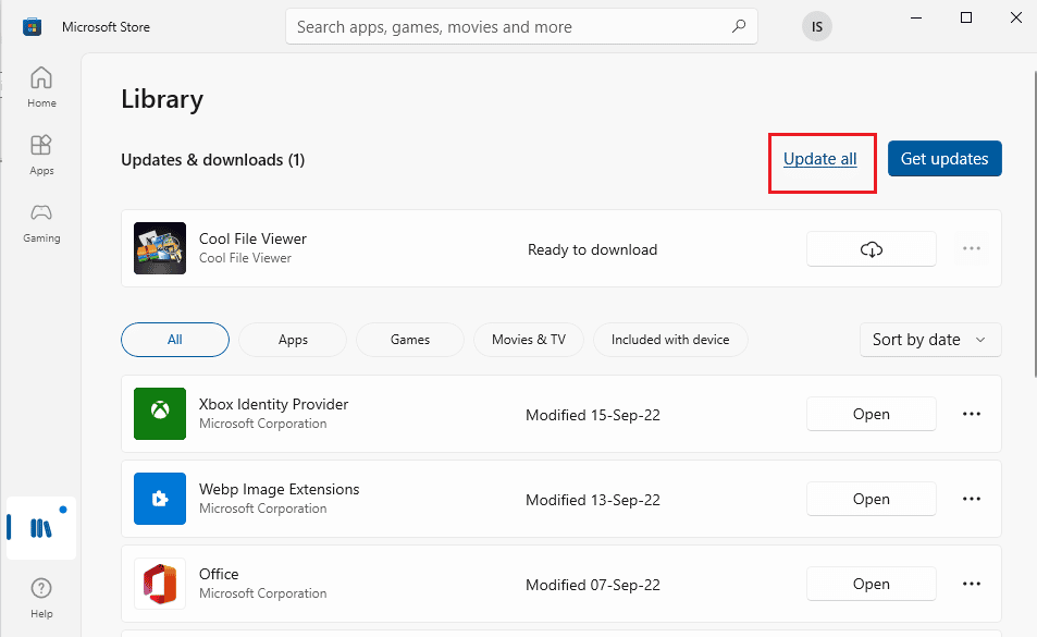Click on Update all. How to Increase RAM on Windows 7 & 10