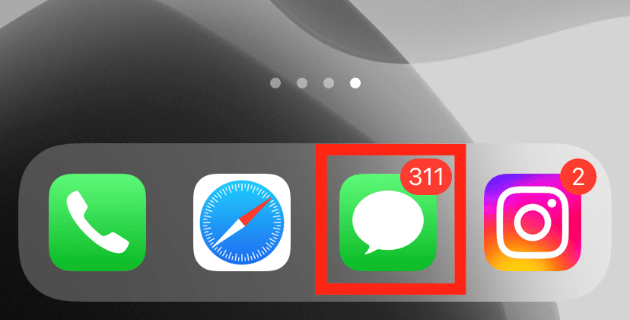 Open the Messages app