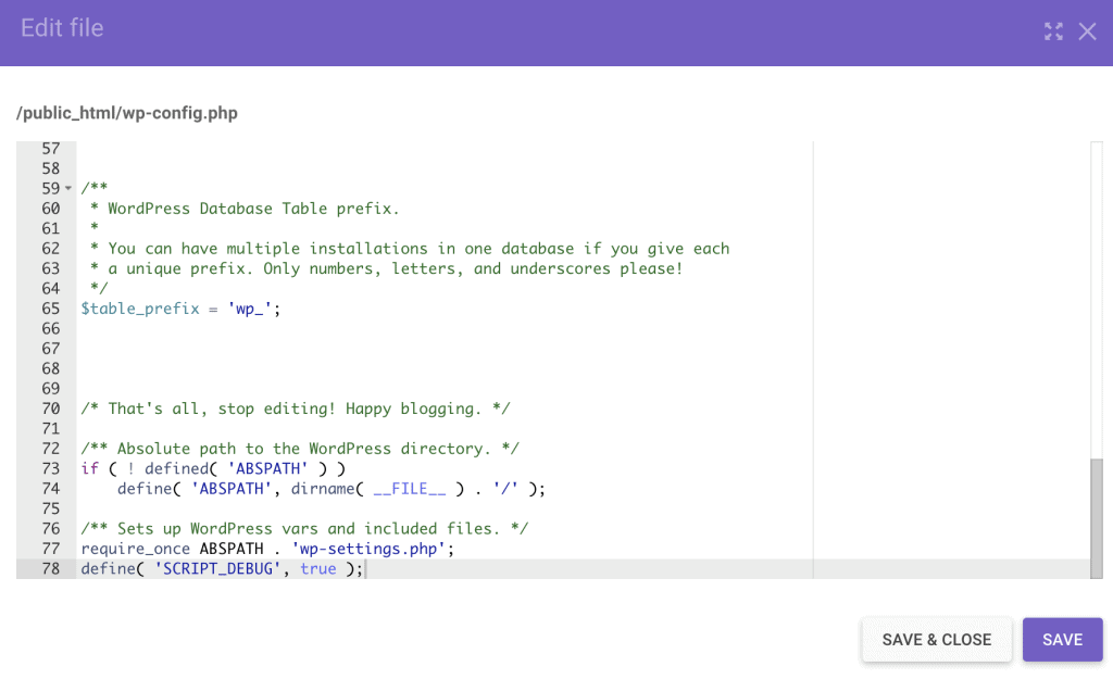 Enable SCRIPT_DEBUG in the wp-config.php