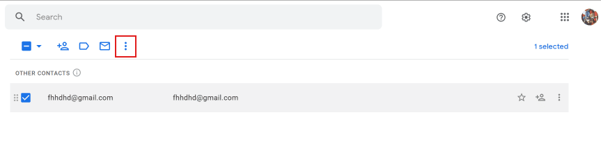 Click on the three vertical dot icon from the top.