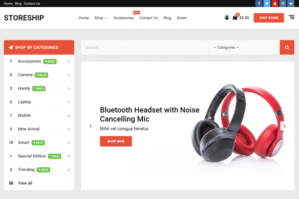 Storeship WordPress eCommerce Theme