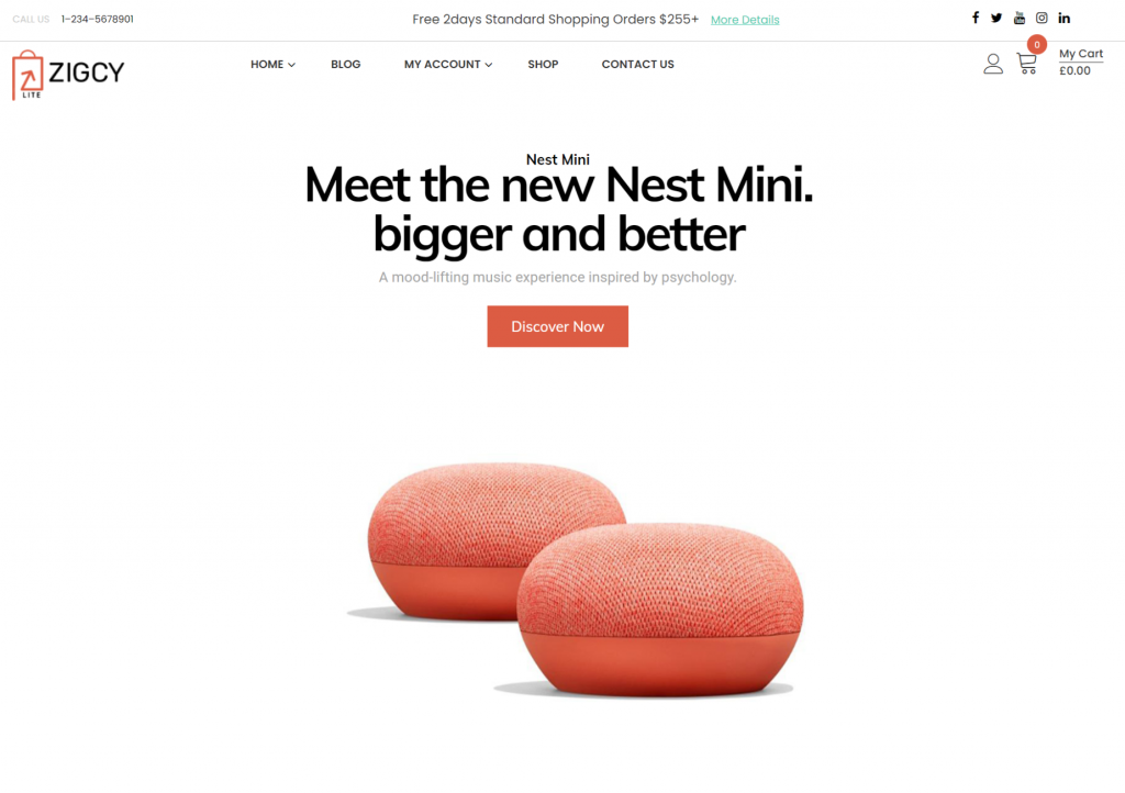 Zigcy WordPress eCommerce Theme