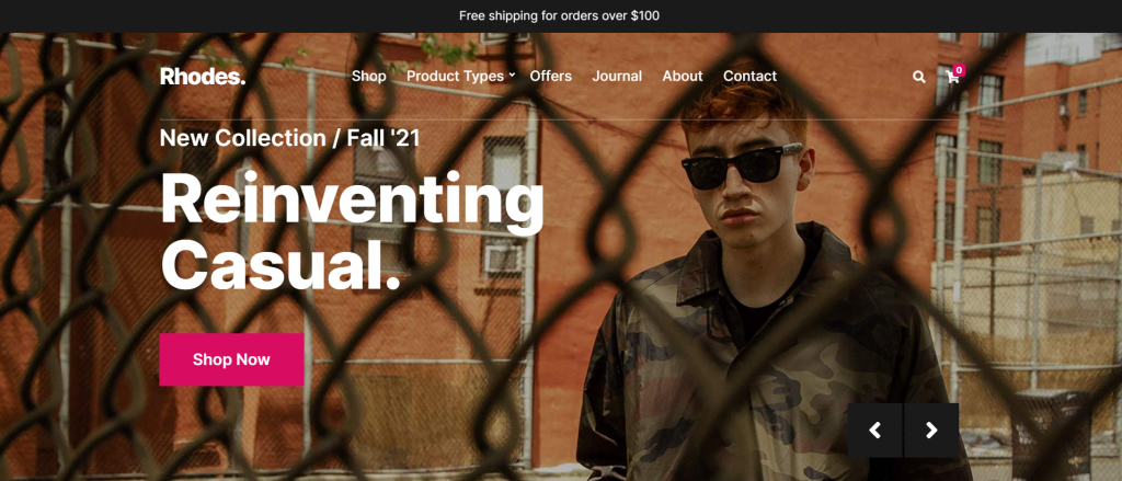 Rhodes WordPress eCommerce Theme