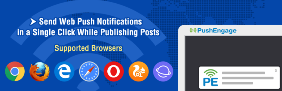 PushEngage plugin banner