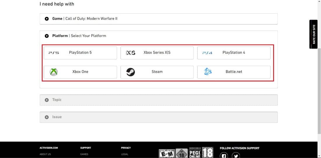 select the platform in which you want the solution for. Fix Dev Error 615 in Modern Warfare 2