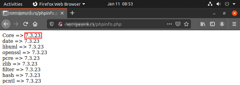 Checking versions of loaded PHP extensions