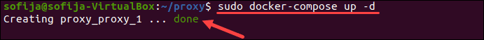 Run a reverse proxy container.