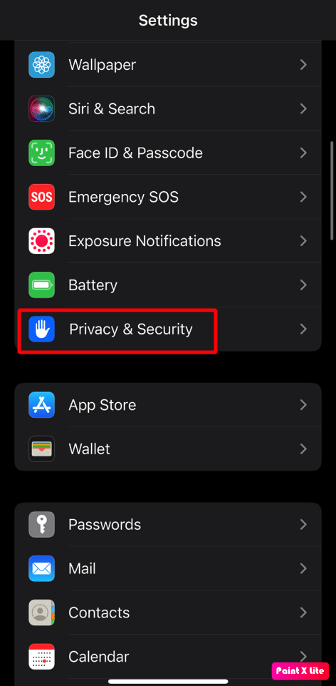 choose privacy and security 