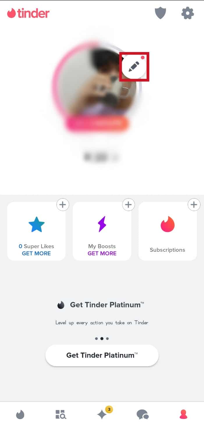 Tap on the Edit Info button
