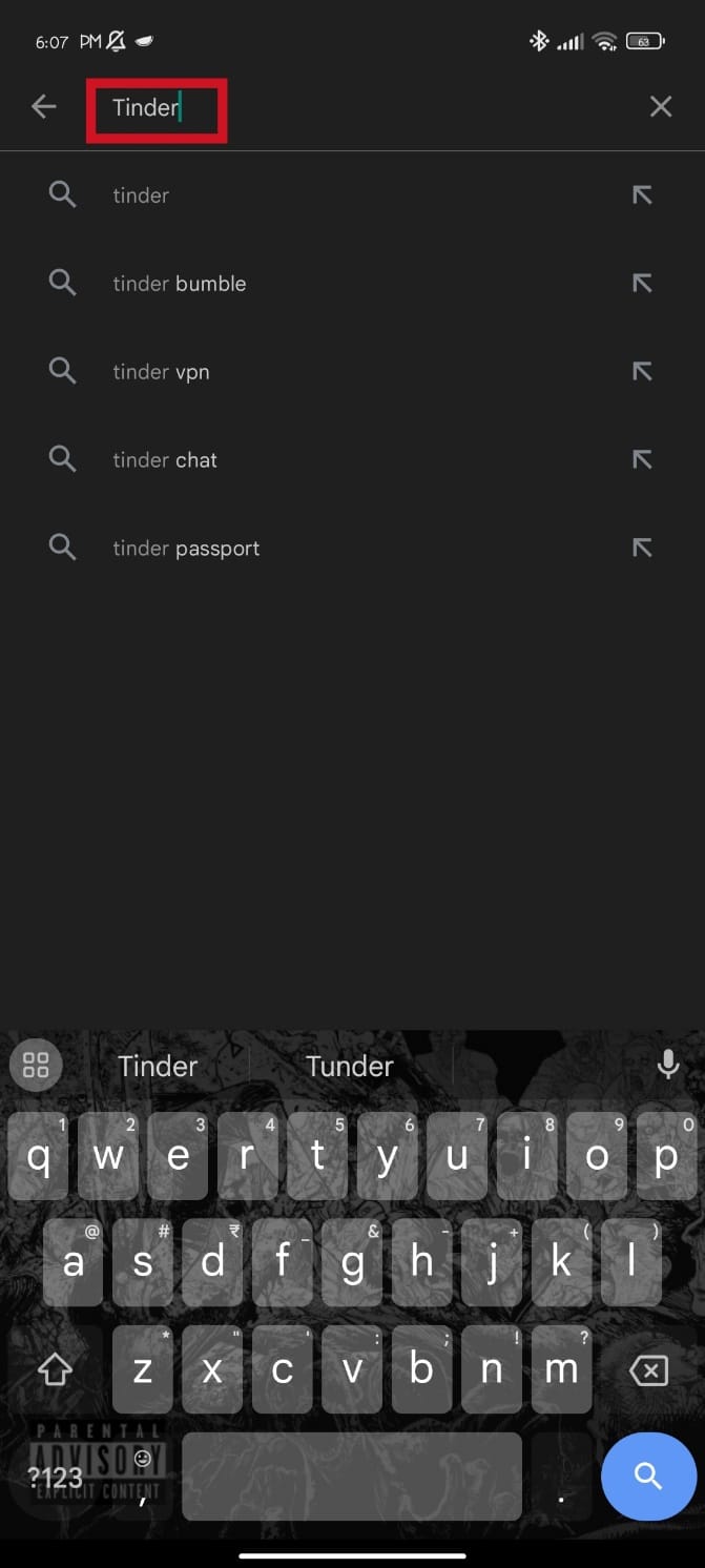 Tap on the search bar and type in Tinder. Fix Tinder Pictures Not Loading Error