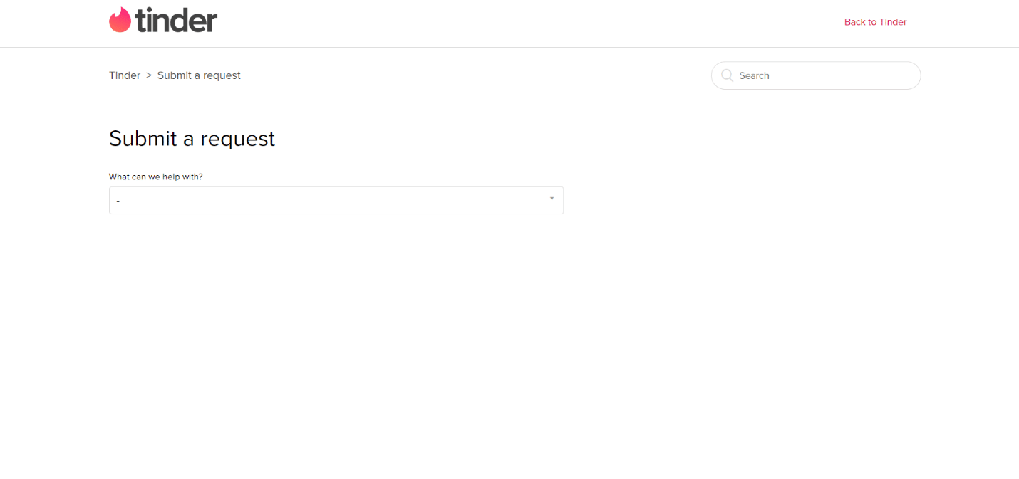 submit a request. Fix Tinder Pictures Not Loading Error
