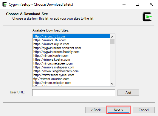 Choosing a download website